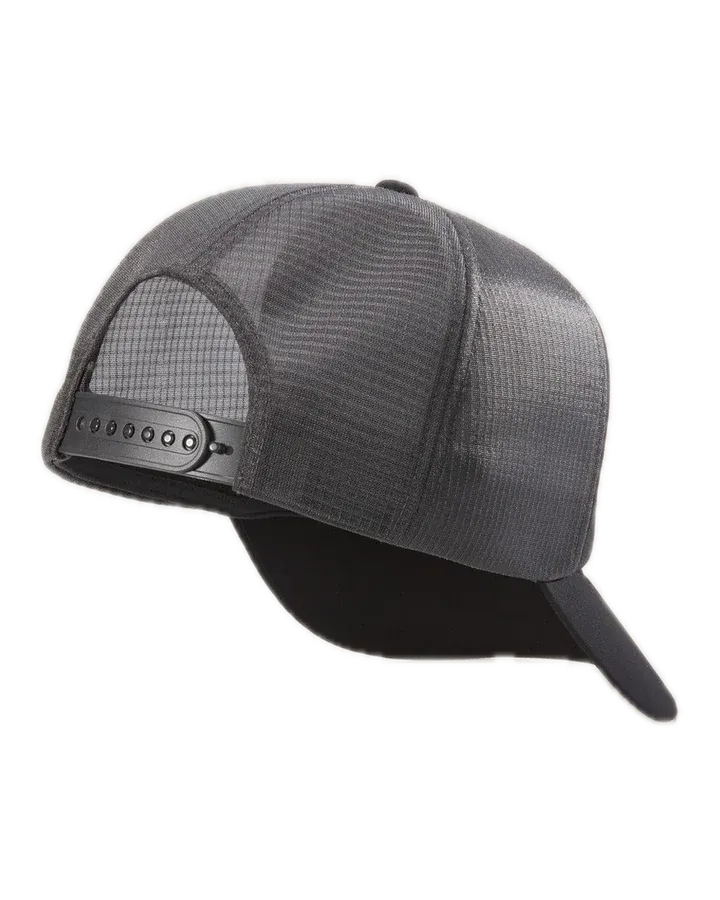 Arc'teryx Bird Word Trucker Curved Cap — Black/Graphite