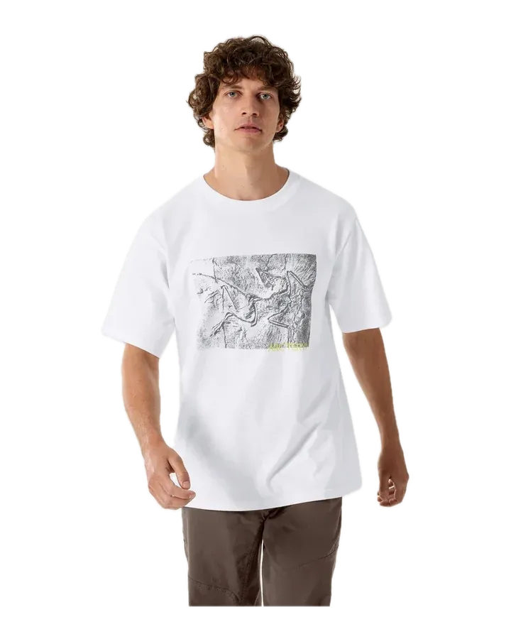 Arc'teryx Kragg Cotton Lithographica Shirt — White Light