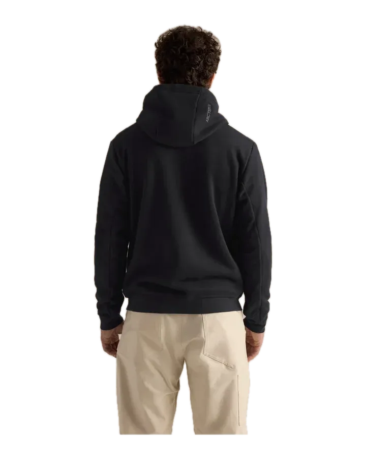 Arc'teryx Emblem Fleece Hoody — Black, кадр 2