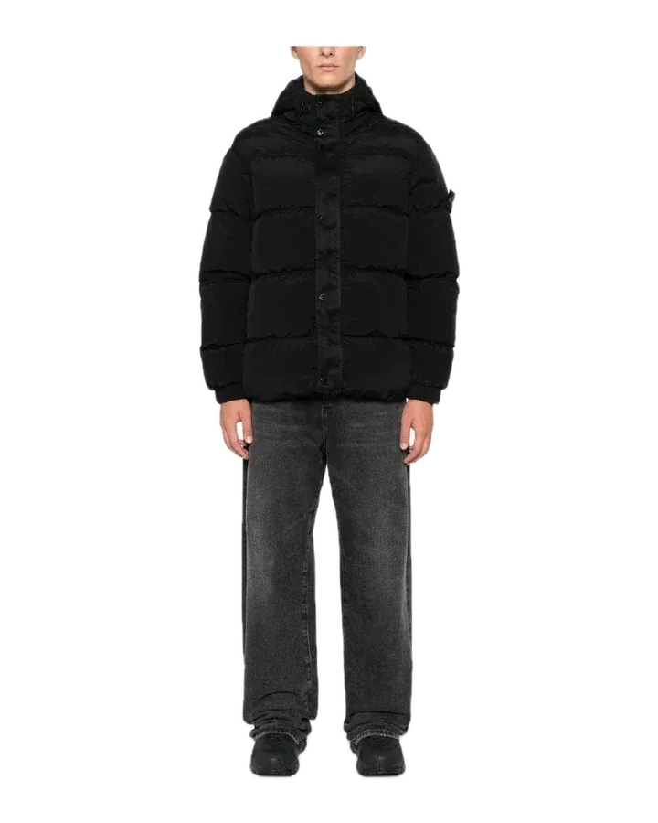 Stone Island Nylon Metal — Real Down Jacket, Black, кадр 2