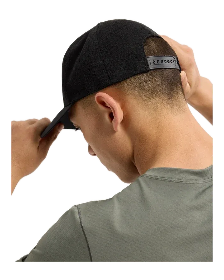 Arc'teryx Bird Word Trucker Curved Cap — Black/Graphite, кадр 3