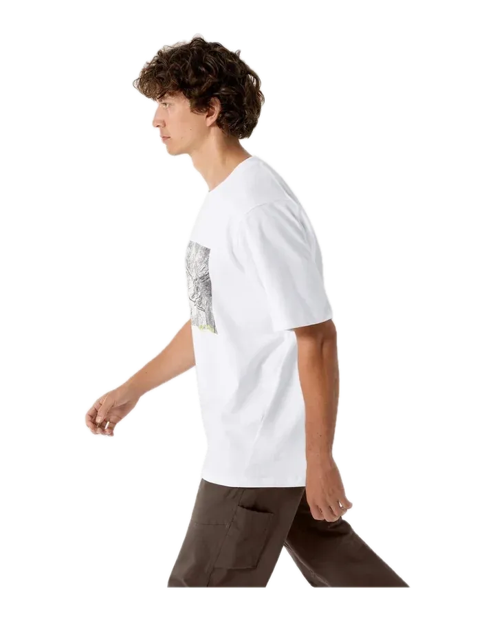 Arc'teryx Kragg Cotton Lithographica Shirt — White Light, кадр 3