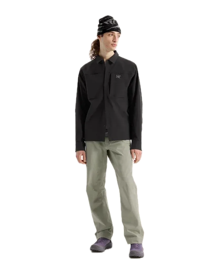 Arc'teryx Cronin Cotton Overshirt — Black, кадр 4